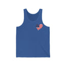 Women's Flag Heart Tank USA