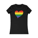 Women's Big Heart T-Shirt Pride