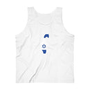 Men's Flag Map Tank Israel