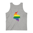Men's Flag Map Pride Tank Colombia