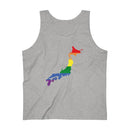 Men's Flag Map Pride Tank Japan