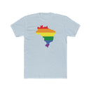 Men's Flag Map Pride T-Shirt Brazil