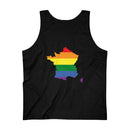 Men's Flag Map Pride Tank France