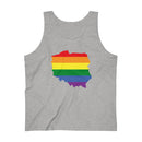 Men's Flag Map Pride Tank Poland