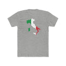 Men's Flag Map T-Shirt Italy