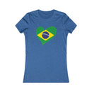 Women's Big Heart T-Shirt Brazil