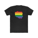 Men's Flag Map Pride T-Shirt Poland