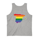Men's Flag Map Pride Tank Spain