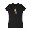 Women's Flag Map Pride T-Shirt United Kingdom