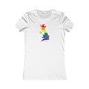 Women's Flag Map Pride T-Shirt United Kingdom