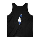 Men's Flag Map Tank Israel