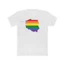 Men's Flag Map Pride T-Shirt Poland
