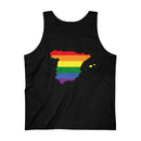 Men's Flag Map Pride Tank Spain