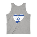 Men's Big Heart Tank Israel