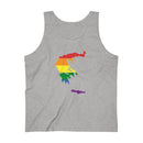 Men's Flag Map Pride Tank Greece