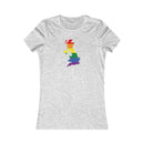 Women's Flag Map Pride T-Shirt United Kingdom