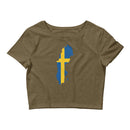 Women’s Flag Map Crop Top Sweden
