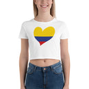 Women’s Big Heart Crop Top Colombia