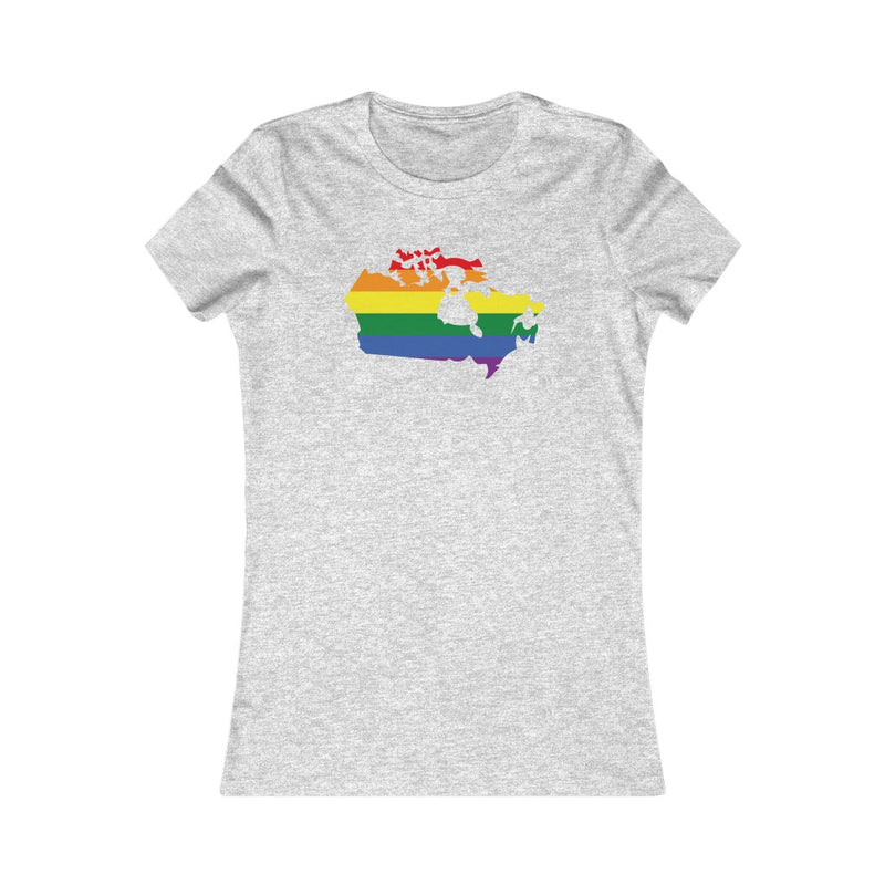 Women's Flag Map Pride T-Shirt Canada