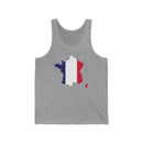 Women's Flag Map Tank France