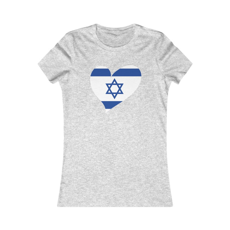 Women's Big Heart T-Shirt Israel