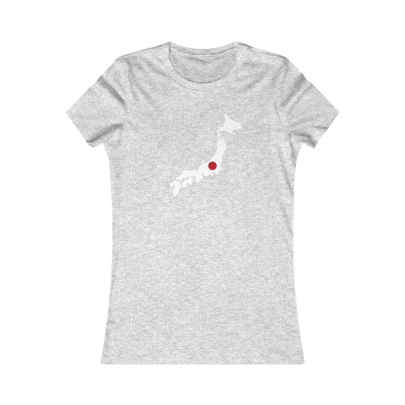 Women's Flag Map T-Shirt Japan