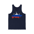 Women's Flag Map Tank Russia