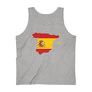 Men's Flag Map Tank Spain