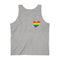 Men's Flag Heart Tank Pride