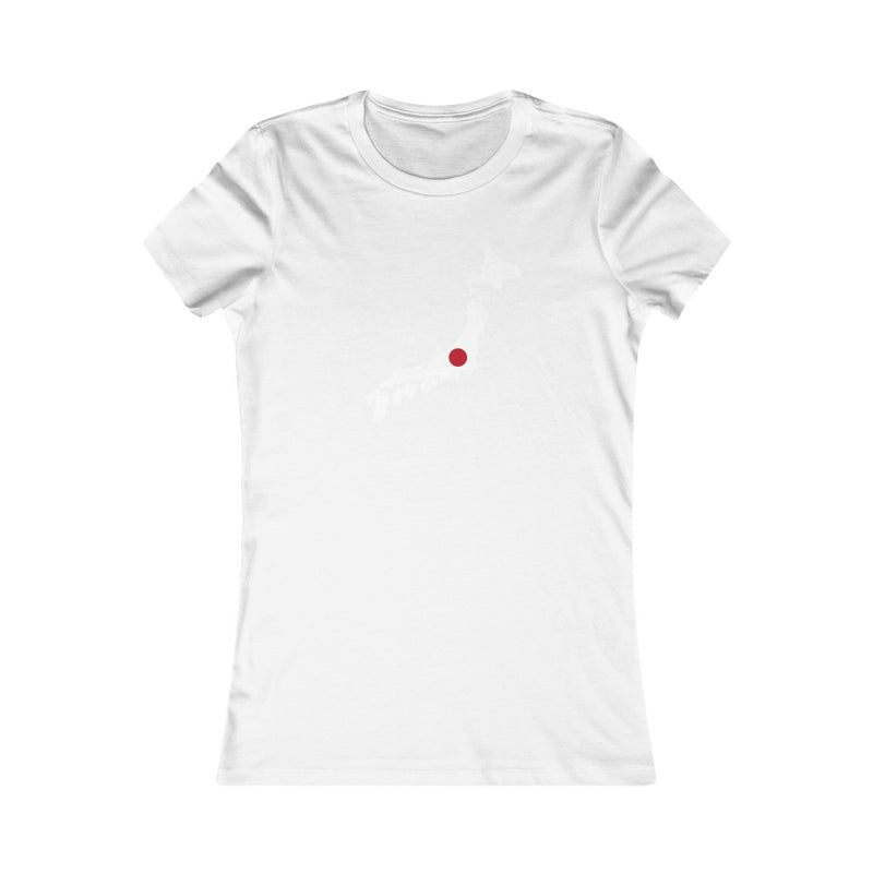 Women's Flag Map T-Shirt Japan