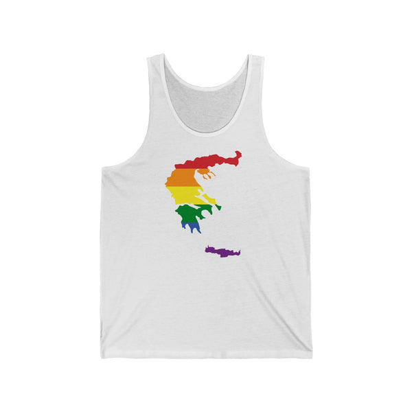 Women's Flag Map Pride Tank Greece