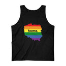 Men's Flag Map Home Pride Tank Poland