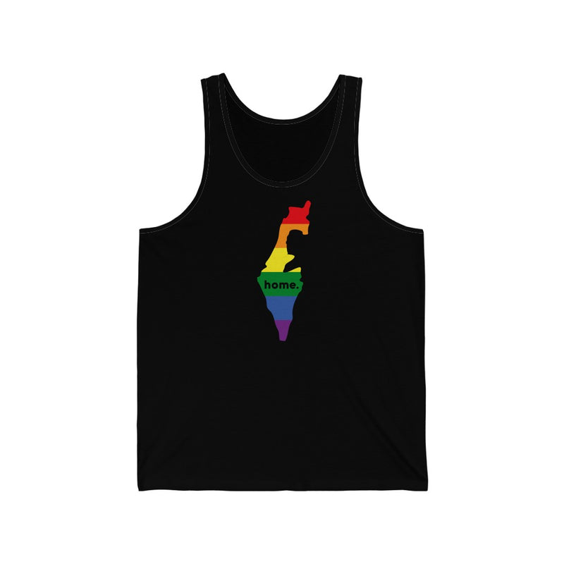 Women's Flag Map Home Pride Tank Israel