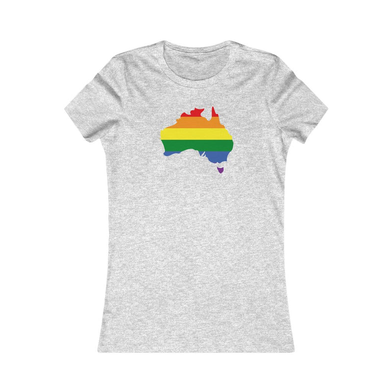 Women's Flag Map Pride T-Shirt Australia