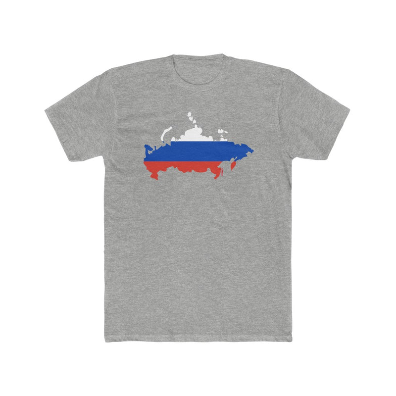 Men's Flag Map T-Shirt Russia