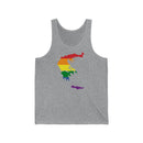 Women's Flag Map Pride Tank Greece