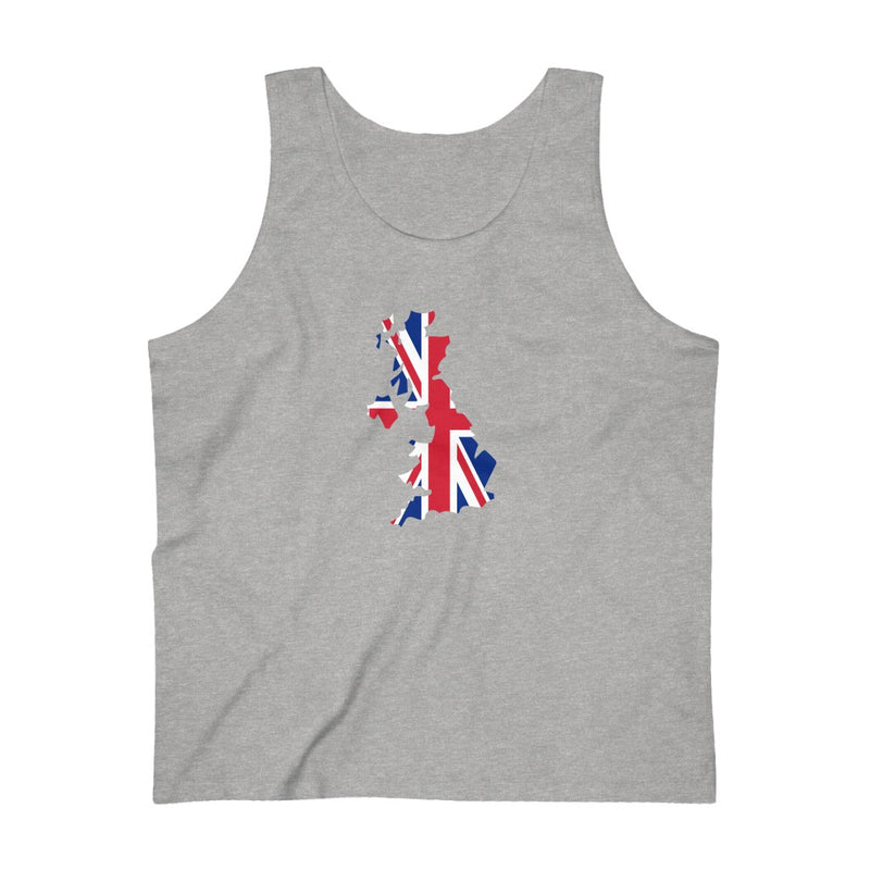 Men's Flag Map Tank United Kingdom