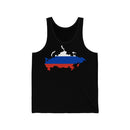 Women's Flag Map Tank Russia