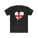 Men's Big Heart T-Shirt England