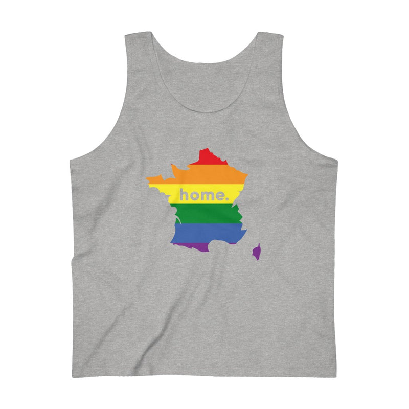 Men's Flag Map Home Pride Tank France