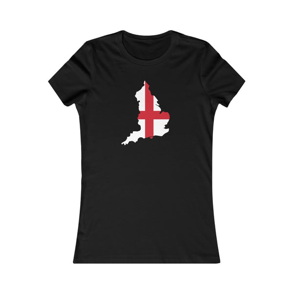 Women's Flag Map T-Shirt England
