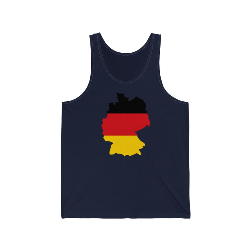 Women's Flag Map Tank Germany