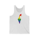 Women's Flag Map Home Pride Tank Israel