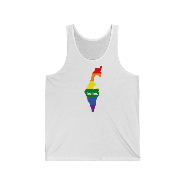 Women's Flag Map Home Pride Tank Israel