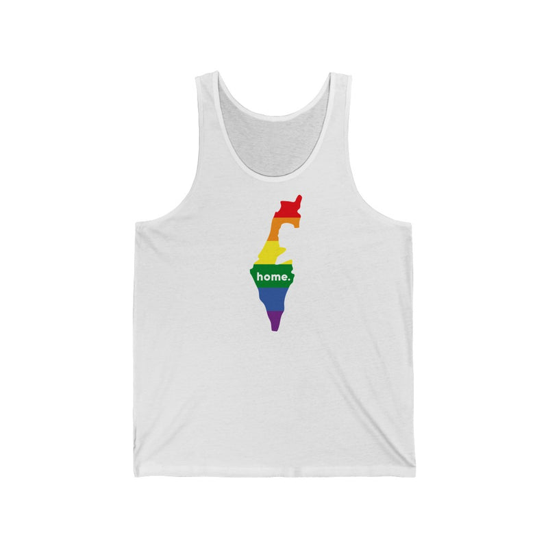 Women's Flag Map Home Pride Tank Israel