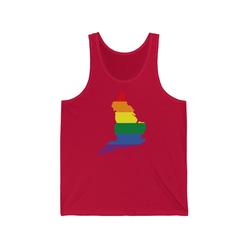 Women's Flag Map Pride Tank England