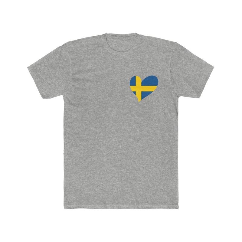 Men's Flag Heart T-Shirt Sweden