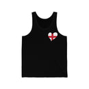 Women's Flag Heart Tank England