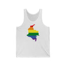 Women's Flag Map Pride Tank Colombia