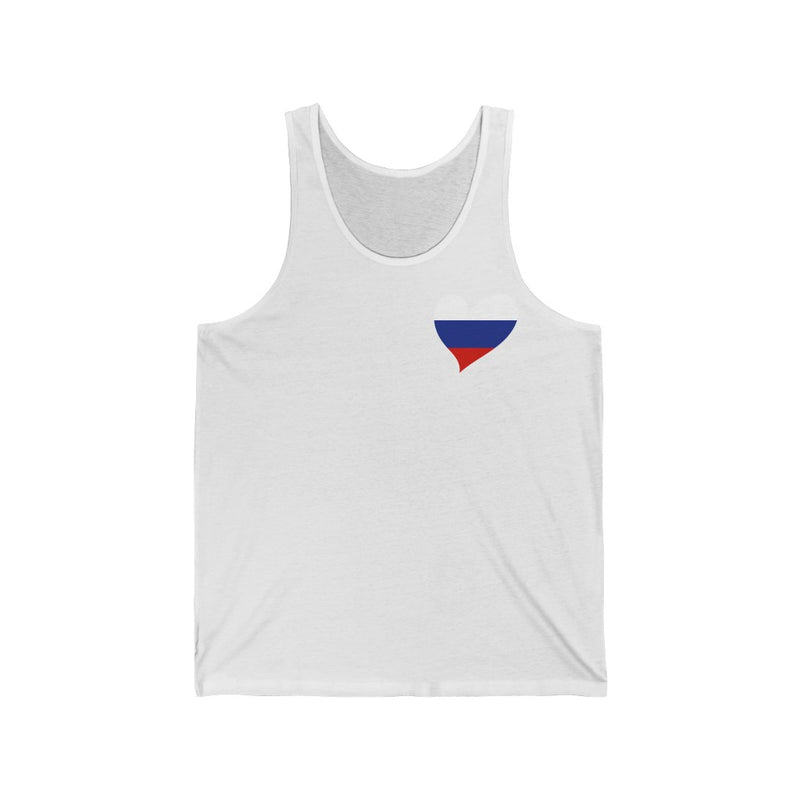 Women's Flag Heart Tank Russia